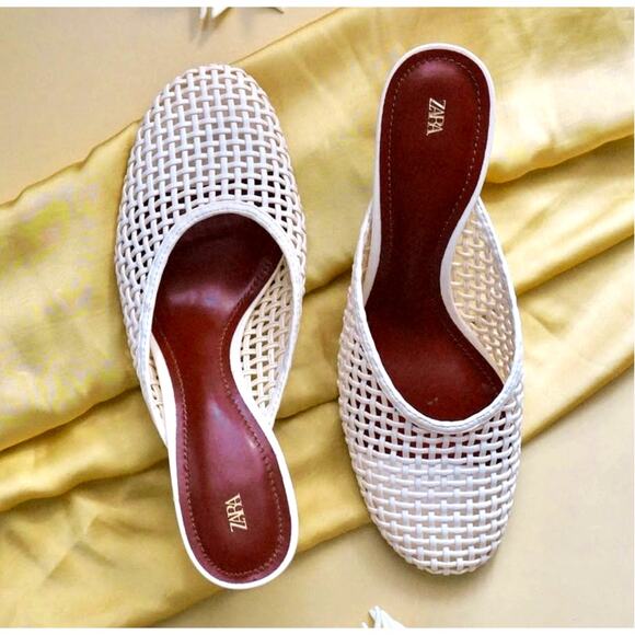 ZARA Heeled Mules NWT LAST ONE!!! - Picture 1 of 13